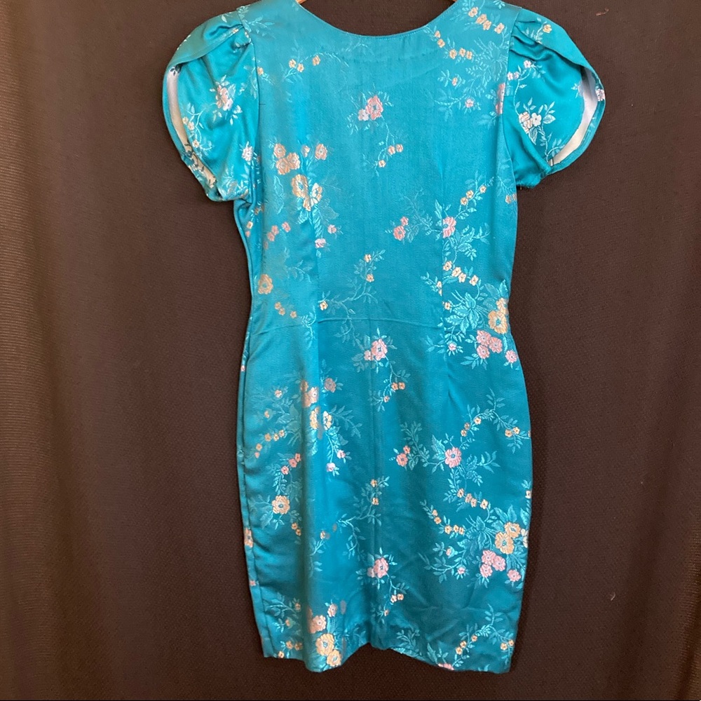 Vintage silk handmade dress
